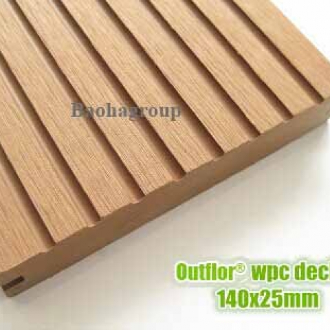 Sàn gỗ nhựa WPC ngoài trời tấm đặc OBM140S20A